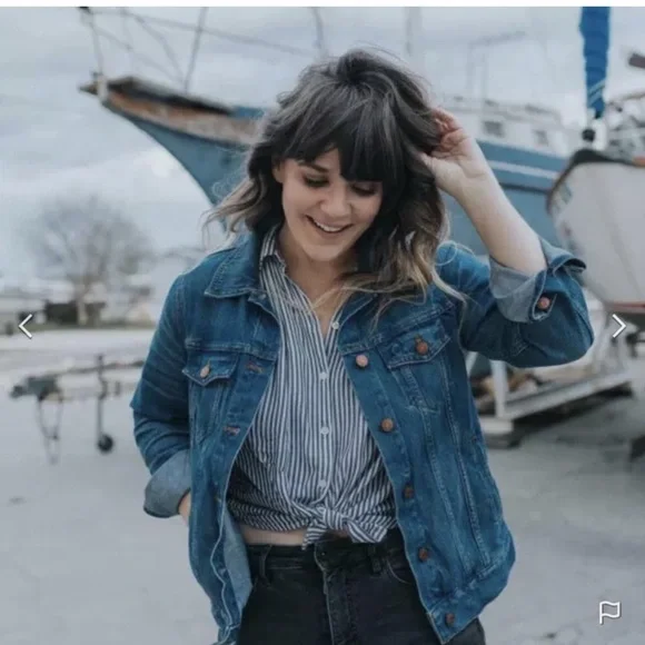 Madewell The Jean Jacket in Pinter Wash XS - Picture 4 of 6